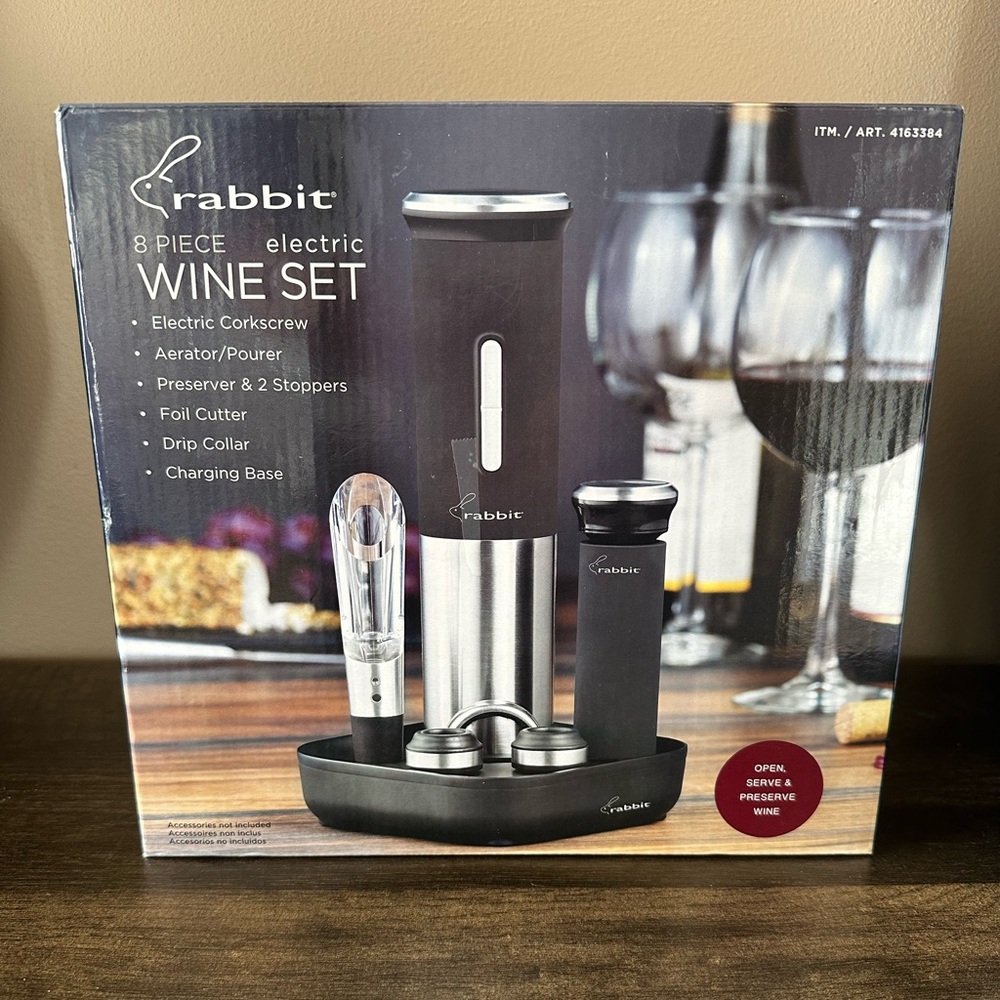 8 piece electric wine set